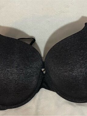 Victoria's Secret Heathered Black Push-Up Bra